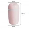 Divex 400ml Ultrasonik Hava Nemlendirici Pembe H-59