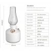 Divex Gaz Lambası Görünümlü Hava Nemlendirici Vintage Lamp Humidifier H-47