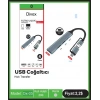Divex Type-C + USB Girişli 4 Port USB Çoklayıcı USB+Type-C Splitter DX-05