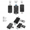 Divex USB3.0 - Type-C - Micro USB Girişli SD-Micro-SD Kart Okuyucu OTG Card Reader
