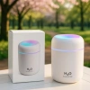 Divex Renkli Led Işıklı Hava Nemlendirici USB Colorful Humidifier Beyaz H-17