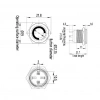 E34 16mm Metal Buton Yaylı 12-24V Kırmızı Led Işıklı 1NO