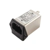 EMI Filtre 6A Erkek Power Soketi - Sigorta Yuvalı