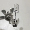 Flaşörlü LED Sarı 2 Bacaklı 5mm