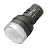 Gwest 22-24V-B 22mm Beyaz Ledli Sinyal Lambası 24V