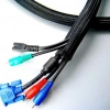 Gwest 25mm Siyah Kablo Çorabı 1 Metre