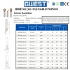 Gwest Bimetal AL-Cu Kablo Pabucu SKP-BM 50-12 – 50 Adet