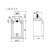Gwest GLS-103R Dikey Metal Makaralı Resetli Limit Switch 1NO + 1NC