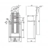Gwest GLS-131 Ayarlanabilir Metal makaralı Limit Switch