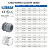 Gwest GW-20MKS Siyah Kablo Rakoru 125 Adet