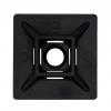 Gwest HW-4AB 28x28mm Yapışkan Kroşe Siyah 100 Adet