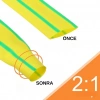 Gwest Woer Isı İle Daralan Makaron Sarı-Yeşil 2.4mm 200 Metre