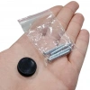 HJ9 22mm Buton Kutusu Gri-Siyah Tekli