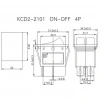 IC-103 İkili Işıksız Anahtar 4P