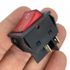 IC-104-S Geniş Işıklı Anahtar 30A 250V ON-OFF 4P