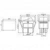 IC-104A Geniş Işıklı Anahtar 6P ON-OFF