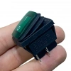 IC-104W Geniş Körüklü Işıklı Anahtar On-Off 4P Yeşil