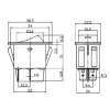 IC-113B Otomotiv Anahtarı Ledli 12V 35A
