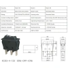 IC-117 Dar Işıksız Yaylı Anahtar MOM-OFF-MOM 3P