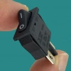 IC-117A Mini Dar Işıksız Anahtar ON-OFF 2P