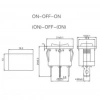 IC-123A Mini Işıksız Yaylı Anahtar Mom-Off-Mom