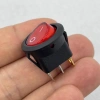 IC-131 Yuvarlak Işıklı Anahtar On-Off 3P Kırmızı
