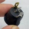 IC-132A Yuvarlak Nokta Işık Anahtar On-Off 3P 12V Kırmızı