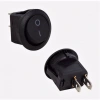 IC-133 Yuvarlak Işıksız Devre Anahtarı On-Off 2P