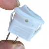 IC-133A Yuvarlak Işıksız Anahtar On-Off 2P Beyaz