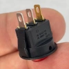 IC-134D Mini Yuvarlak Anahtar Işıklı On-Off 3P