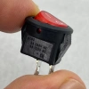IC-134E Kırmızı Yuvarlak Anahtar Işıksız On-Off 2P