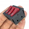 IC-135 Üçlü Işıklı Anahtar 220V ON-OFF 9P