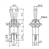 IC-137 Toggle Switch On-Off 5mm 3P SMTS-102
