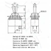 IC-149 Toggle Switch 2P ON-OFF Ø12mm KN3-1