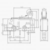 IC-168 Micro Switch Lehim Bacak Makaralı 5A/250VAC