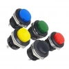 IC-180A 16mm Yaylı Push Buton R13-507 Mavi