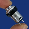 IC-185C Gümüş Buton Yuvarlak Plastik Kalıcı 12mm 2P