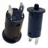 IC-187A Ters Kapak Switch Normalde Kapalı Kontak 12mm Siyah 1 Adet