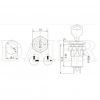 IC-195 Anahtarlı Switch 0-1 Yeni KS-01-101C