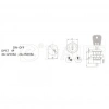 IC-195C Anahtarlı Switch 0-1 Ø19mm K19-02-201