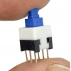 IC-196 6 Pinli Bacaklı Kalıcılı Yaylı Push Buton 7x7mm