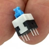 IC-199 6 Pinli Bacaklı Yaylı Push Buton 8x8mm