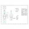 IC-199 6 Pinli Bacaklı Yaylı Push Buton 8x8mm