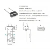 IC-201 Tact Switch Pioneer Buton 3.5x6 Uzun Bacak 1.5mm