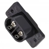 IC-212-2 AC Teyp Soketi C8 2 Pin Erkek Şase