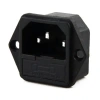IC-213 C14 Power Soket Erkek Şase Kulaklı (Sigorta Yuvalı)