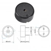 IC-220 23mm Devreli Buzzer Piezo 12-24V DC