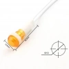 IC-227 10mm Sinyal Lambası Plastik Kablolu 220V Sarı