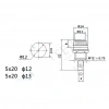 IC-235A Sigorta Yuvası 5x20mm Ø12mm - Ø13mm A Kalite