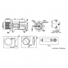 IC-258A DC Jak Üstten Somunlu 2.1mm Ø8mm